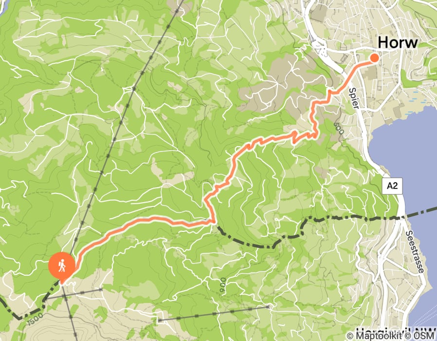 Karte der Tour
