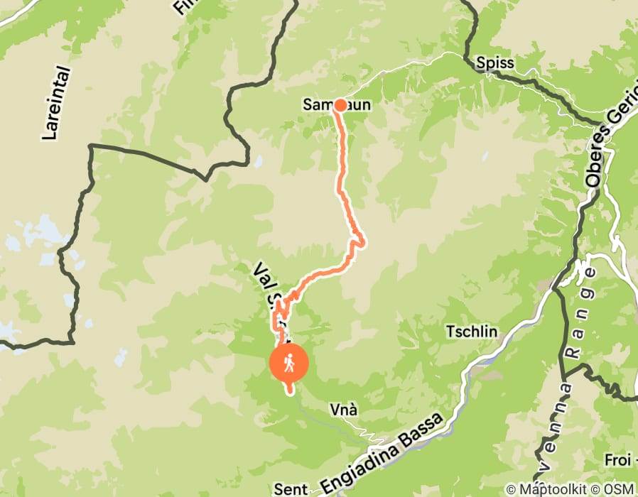 Karte der Tour