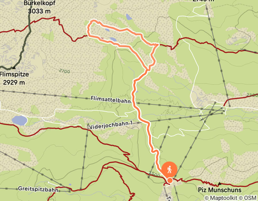 Karte der Tour