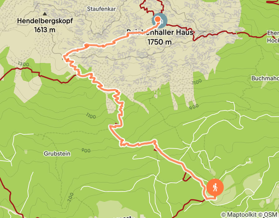 Karte der Tour