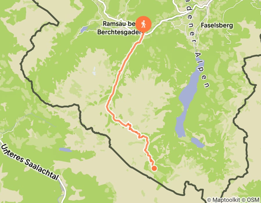Karte der Tour