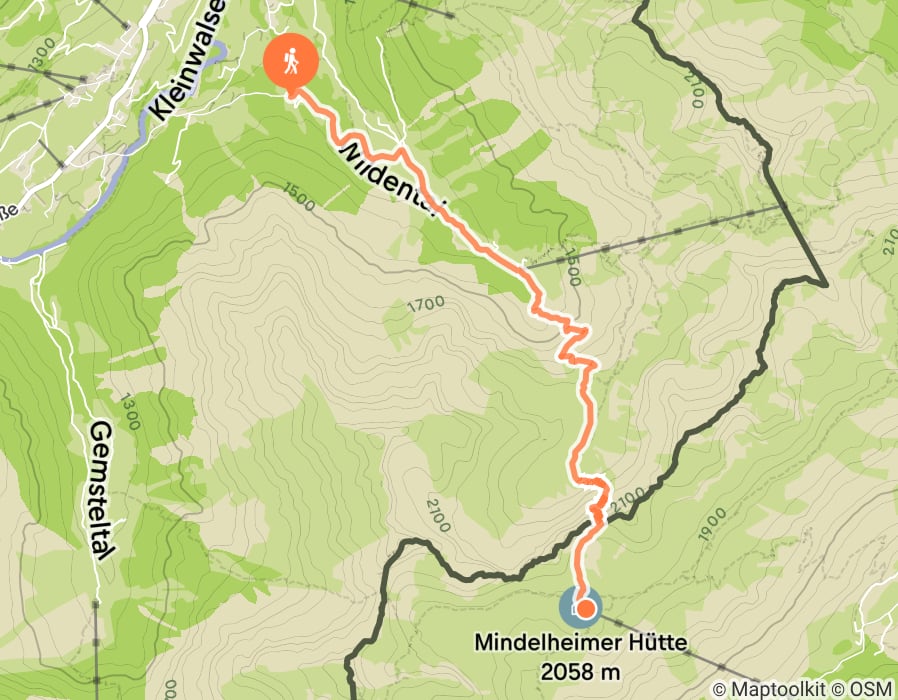Karte der Tour