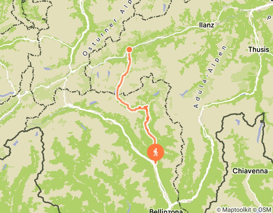 Karte der Tour