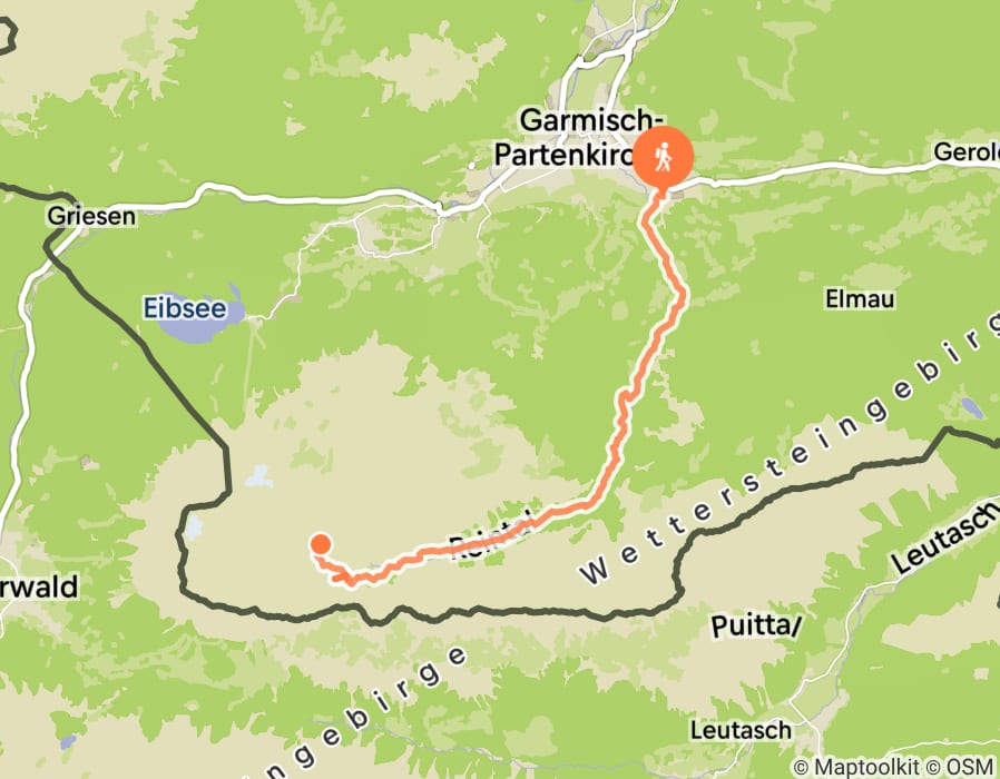Karte der Tour