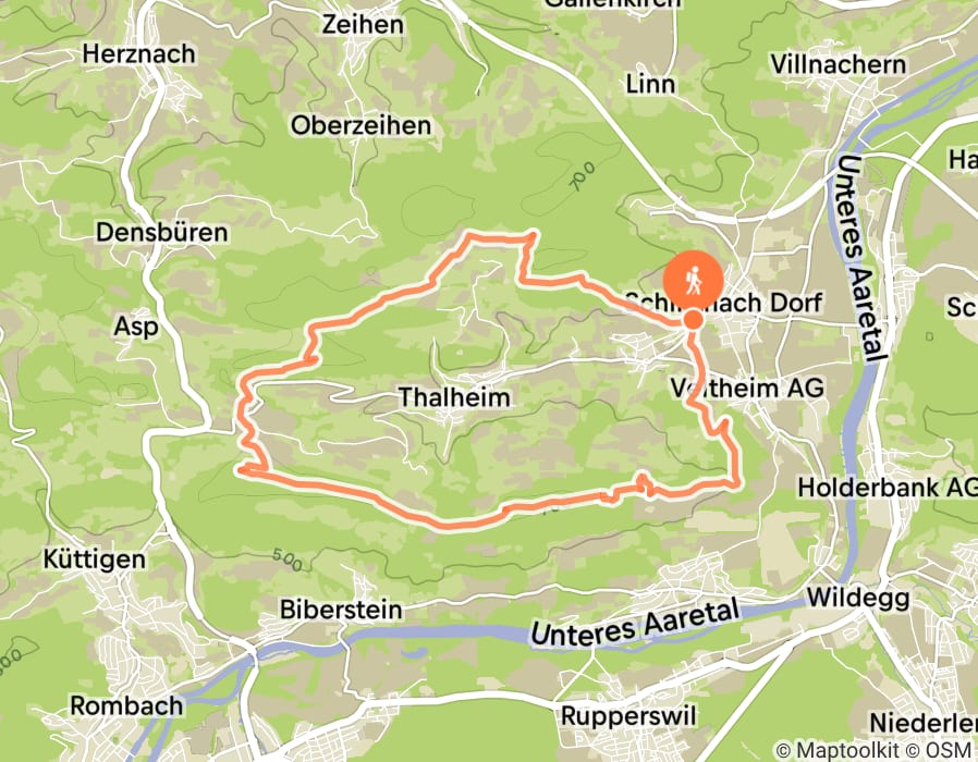 Karte der Tour