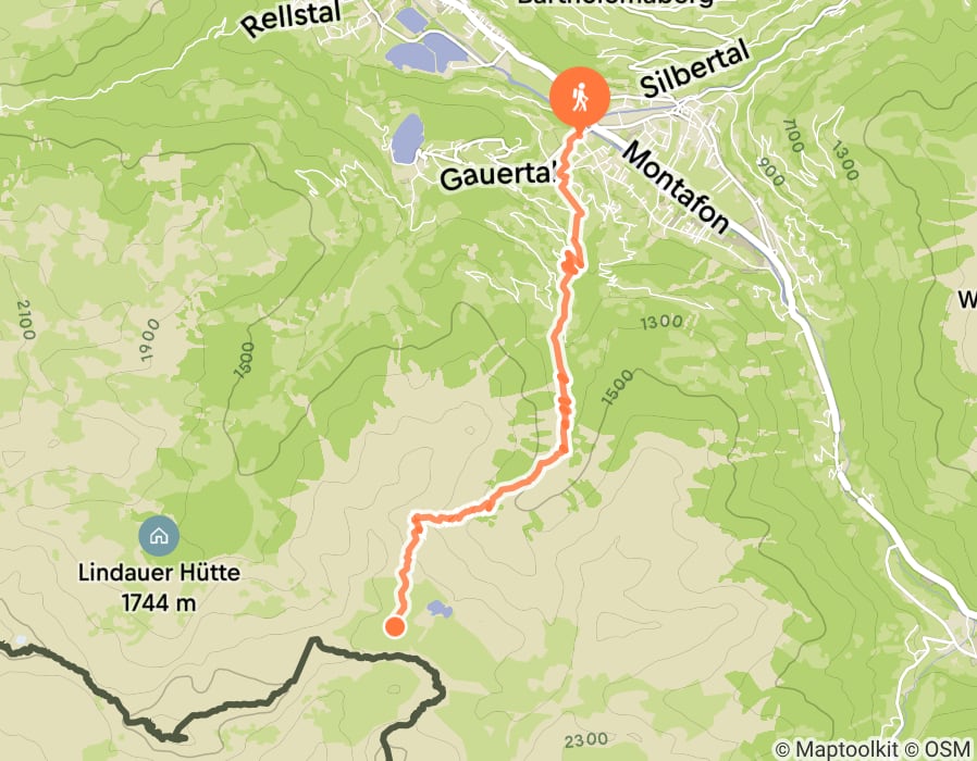 Karte der Tour
