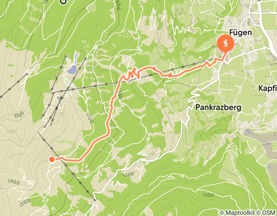 Karte der Tour