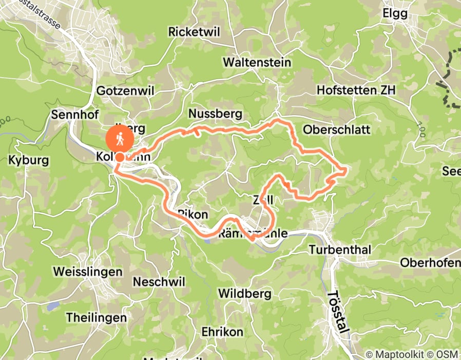 Karte der Tour