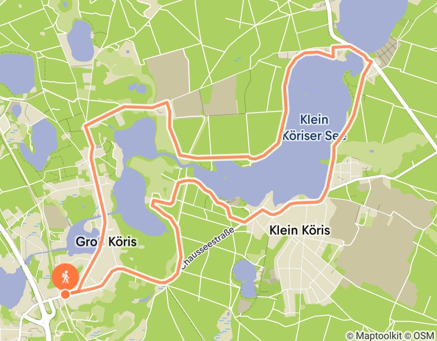 Karte der Tour