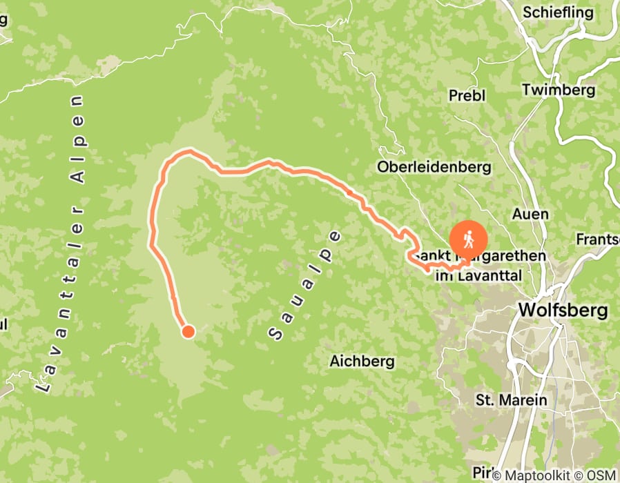 Karte der Tour