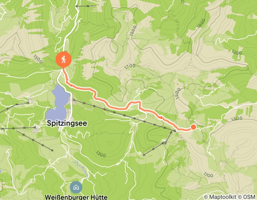Karte der Tour