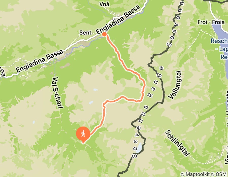 Karte der Tour