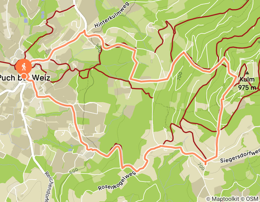 Karte der Tour