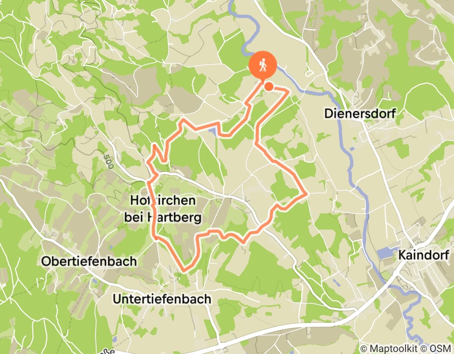 Karte der Tour