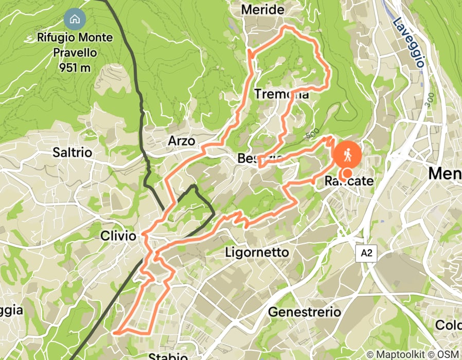 Karte der Tour