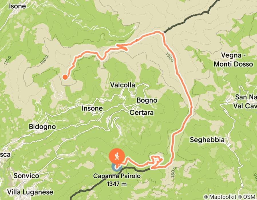 Karte der Tour