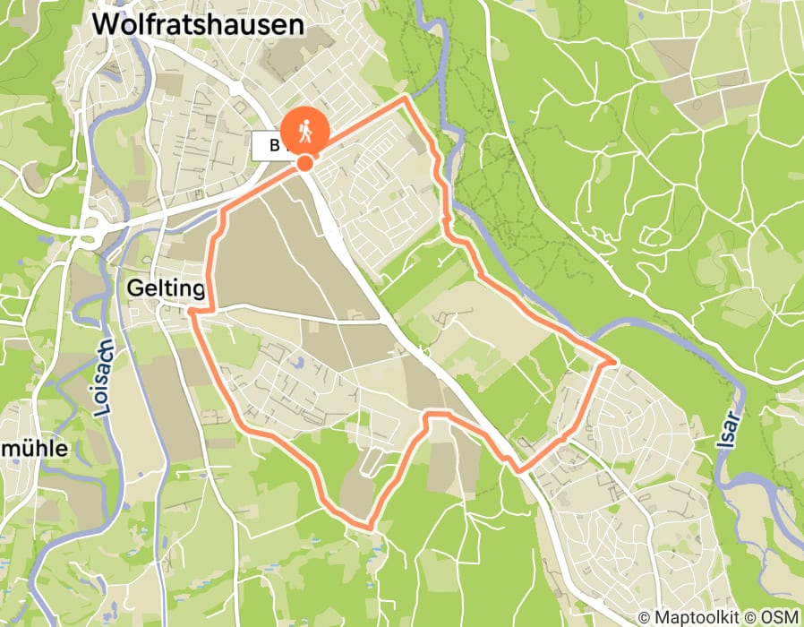 Karte der Tour