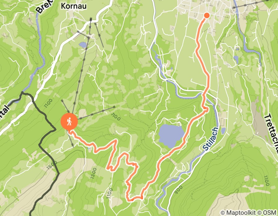 Karte der Tour