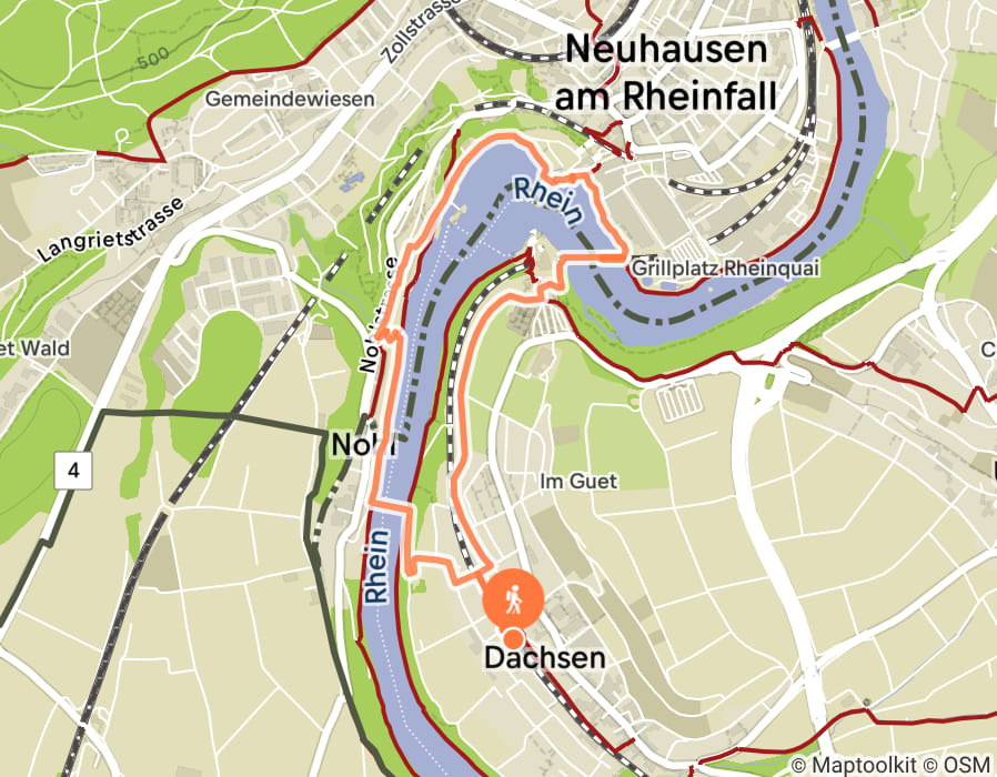 Karte der Tour