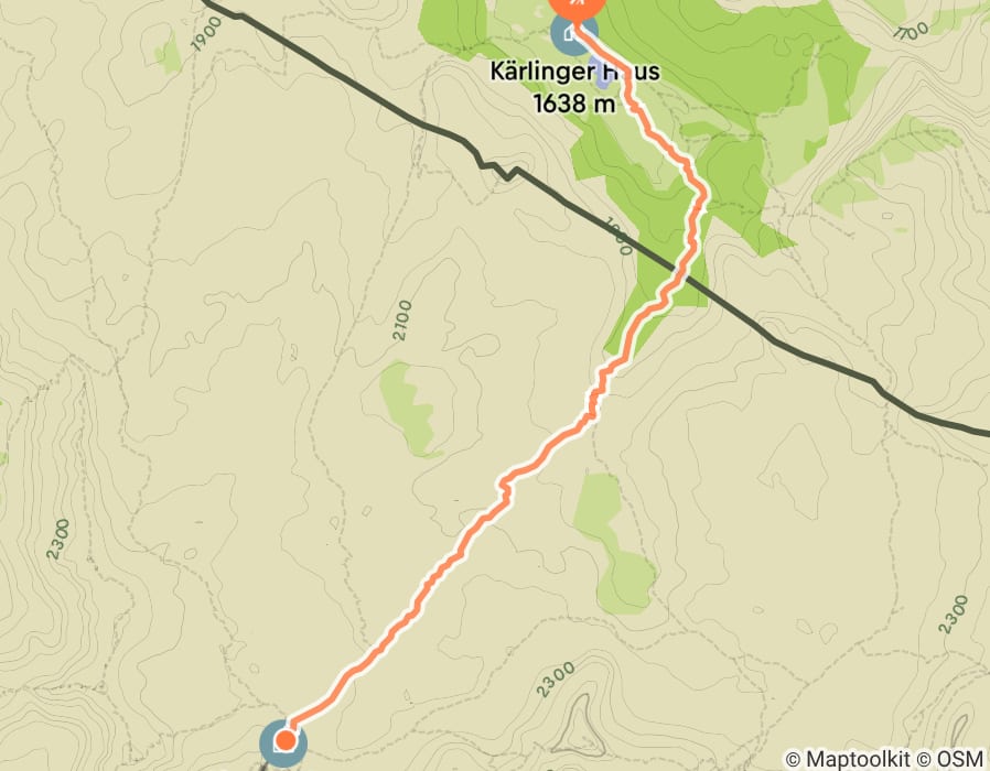 Karte der Tour