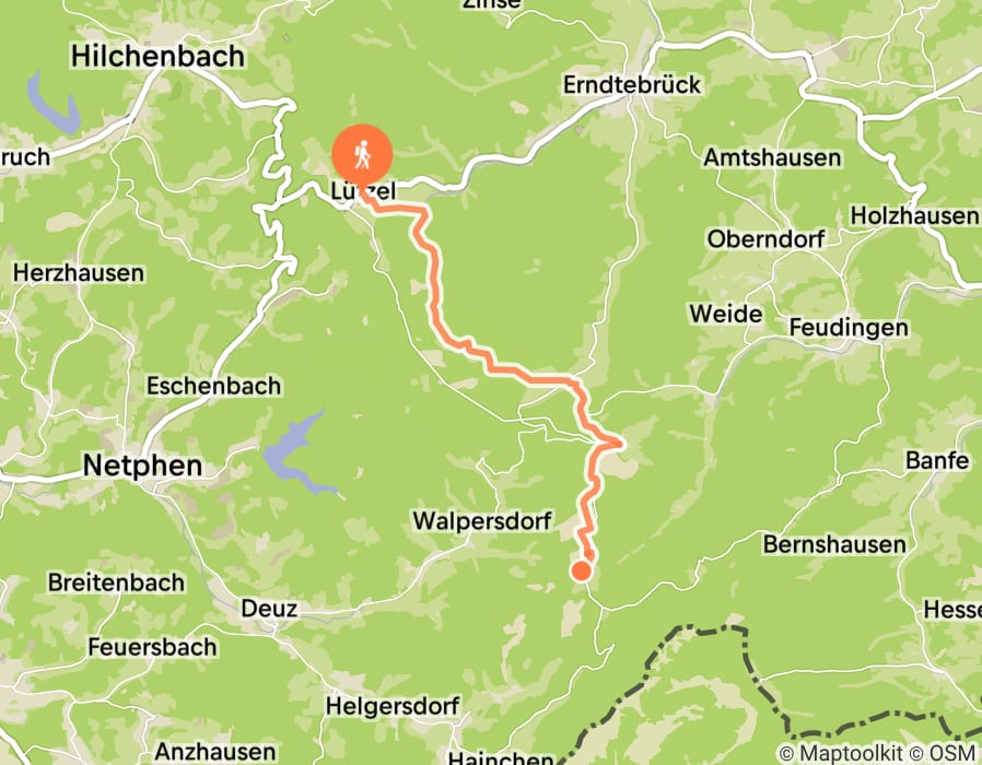 Karte der Tour