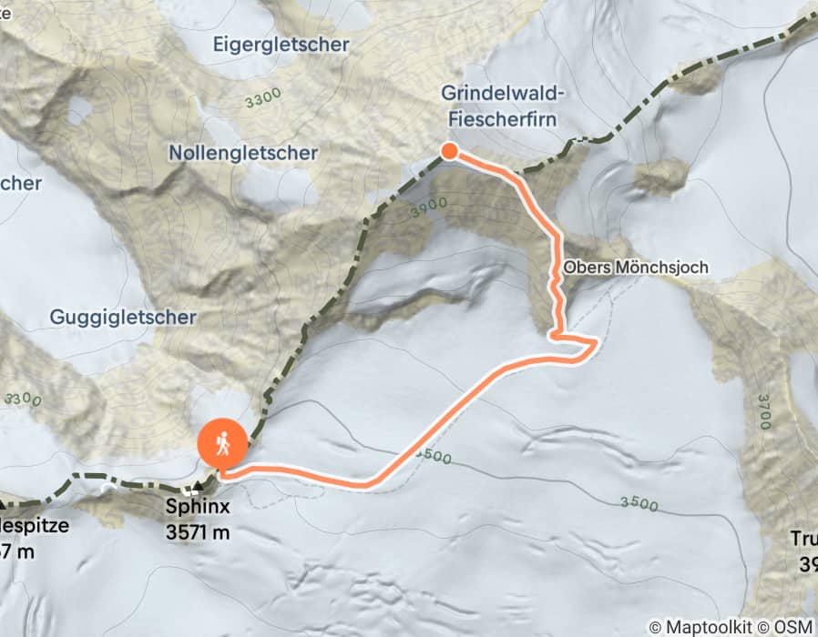 Karte der Tour
