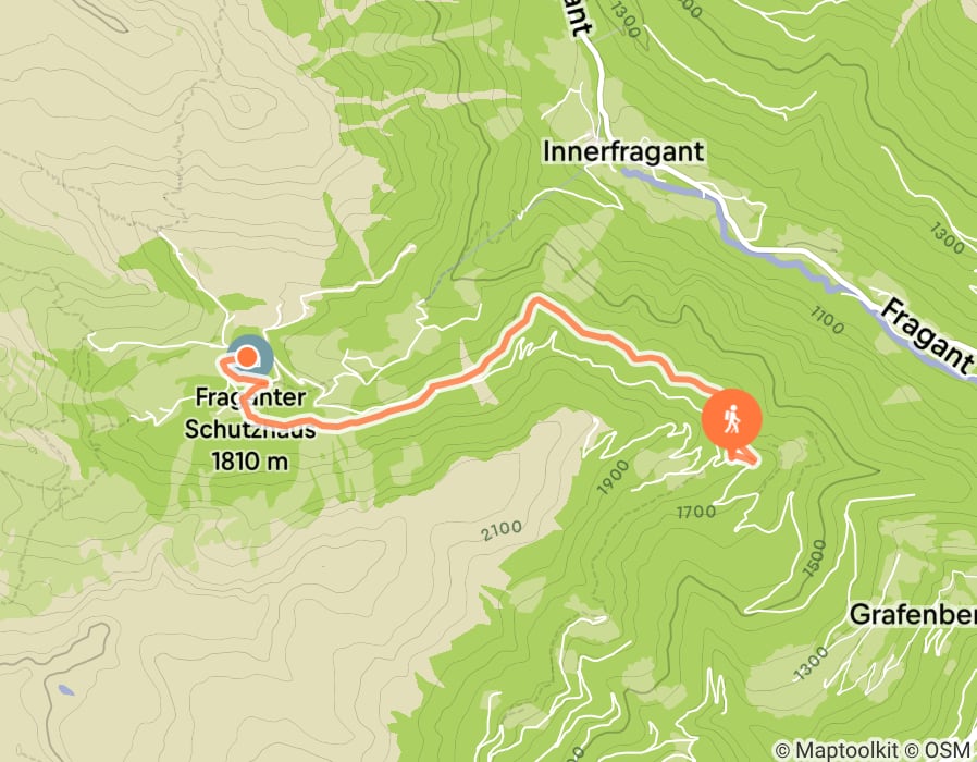 Karte der Tour