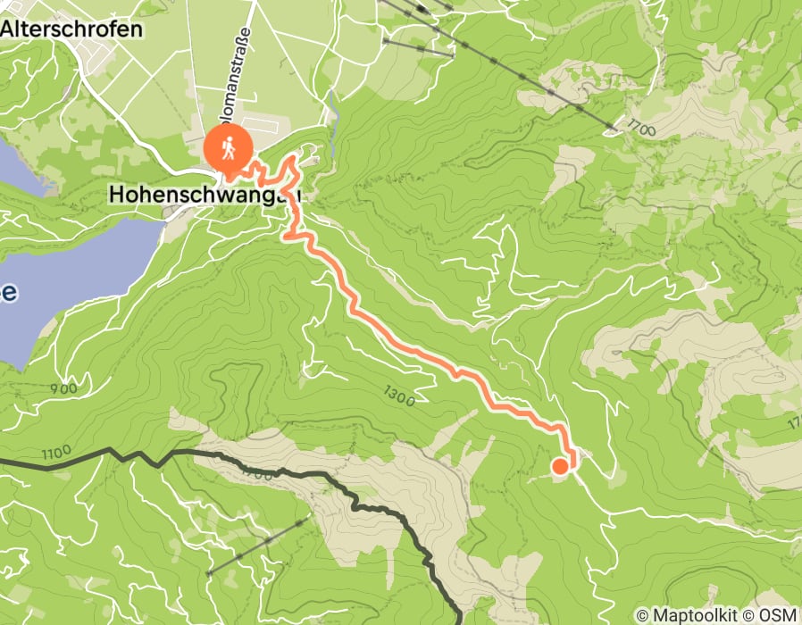 Karte der Tour