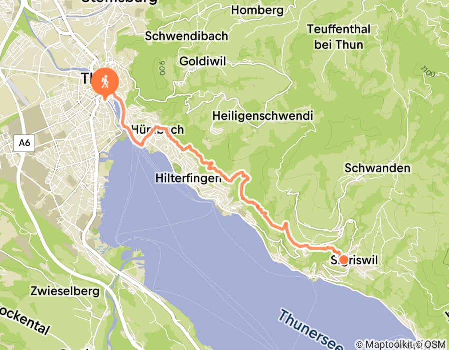 Karte der Tour