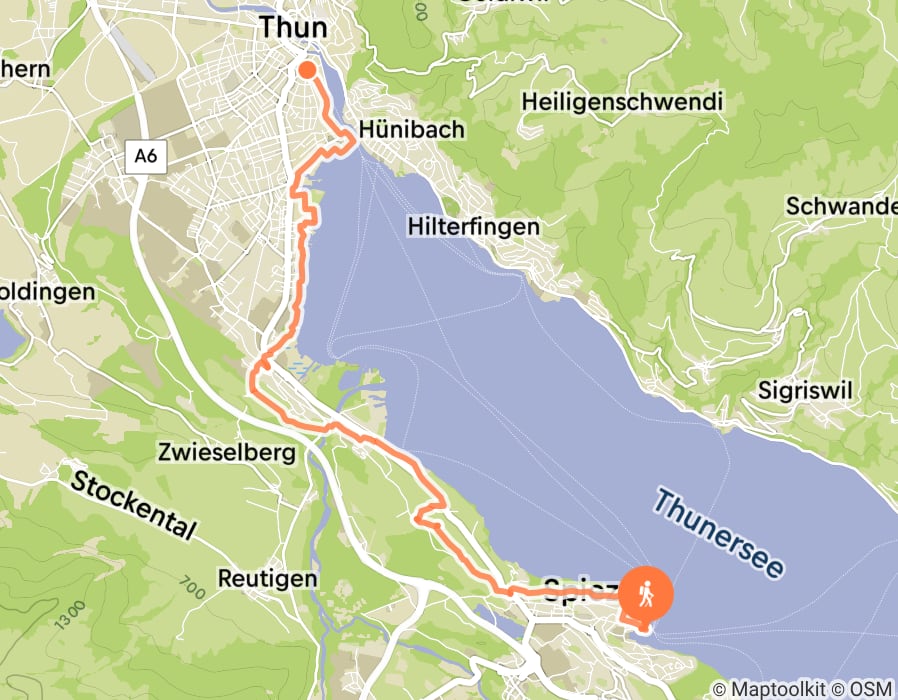 Karte der Tour