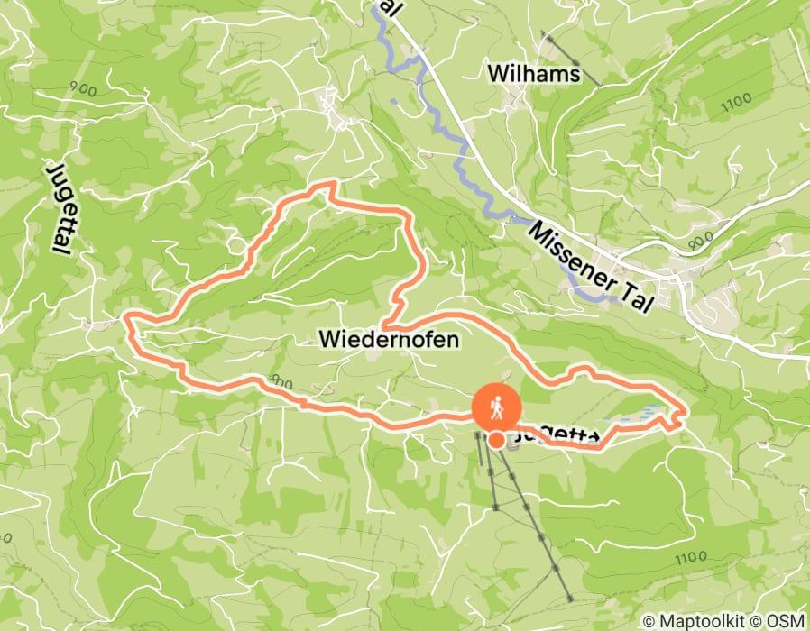 Karte der Tour