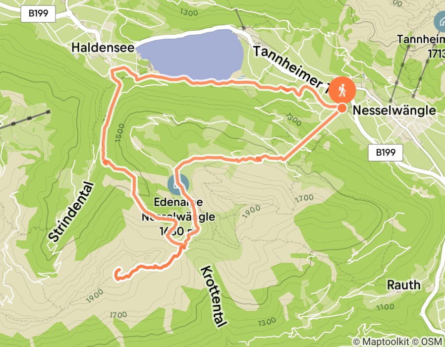 Karte der Tour