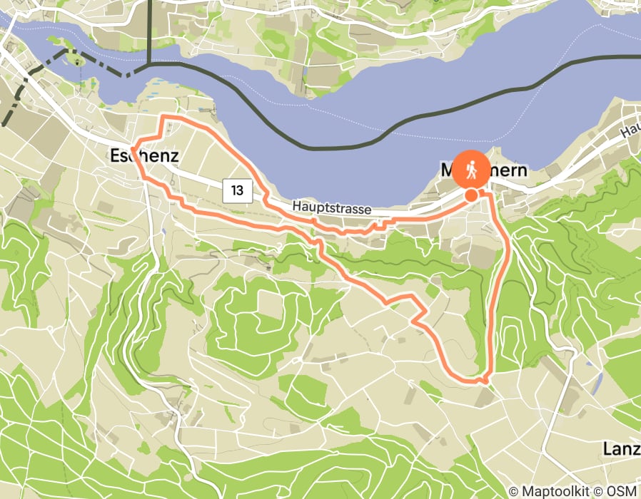 Karte der Tour