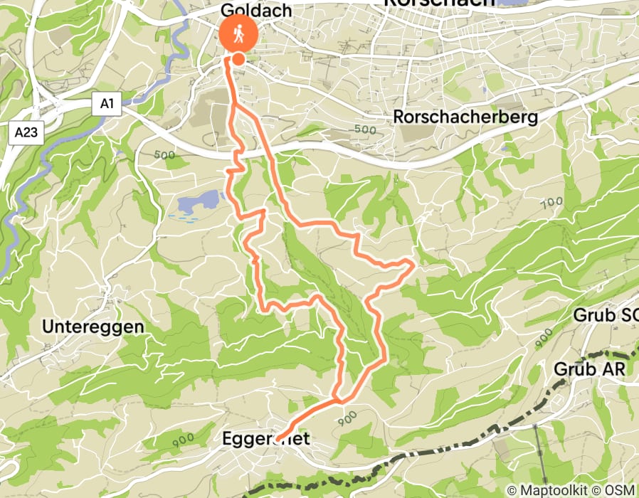 Karte der Tour