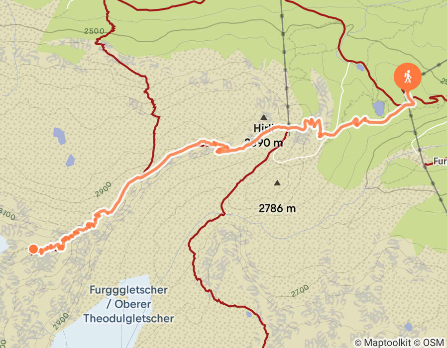 Karte der Tour