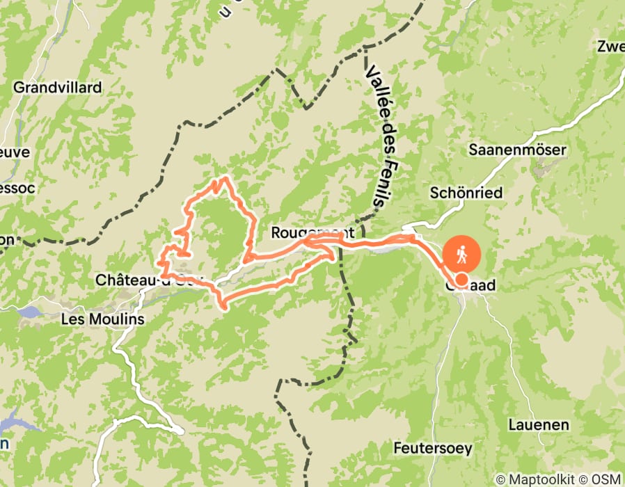 Karte der Tour