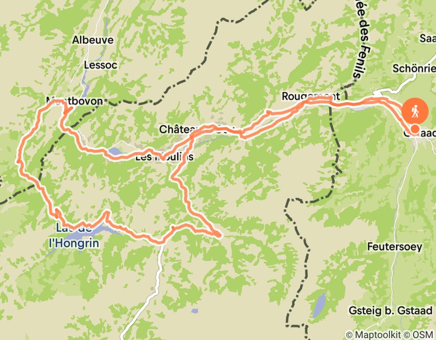 Karte der Tour