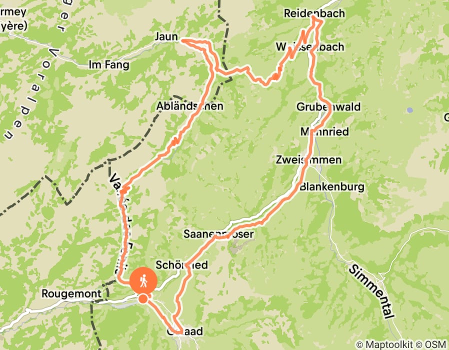 Karte der Tour