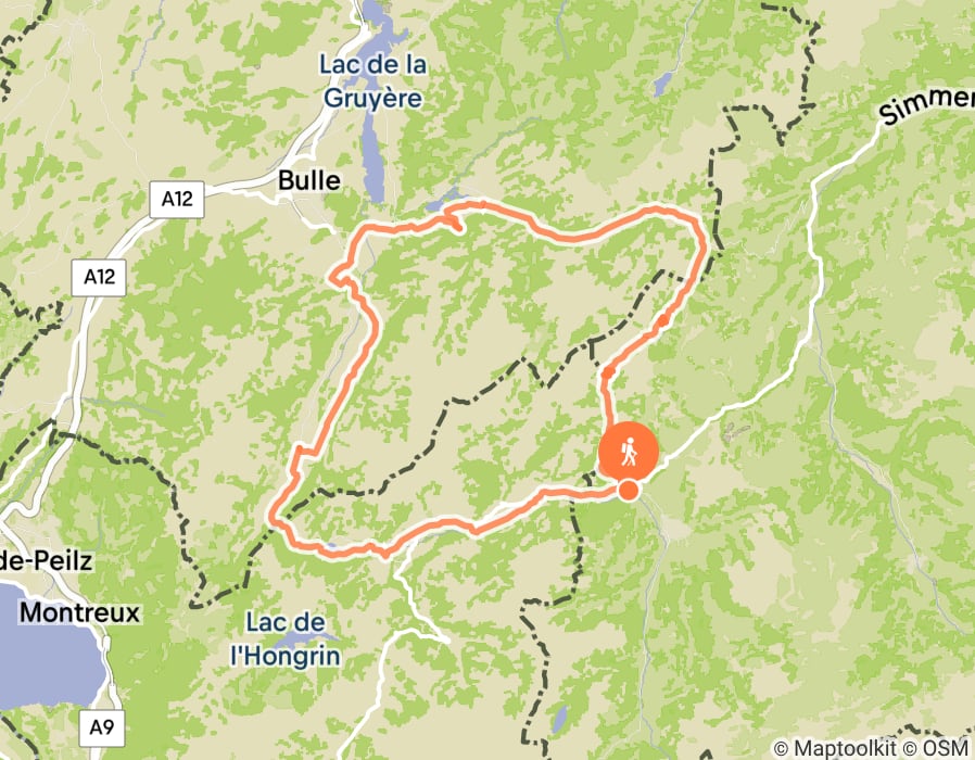 Karte der Tour