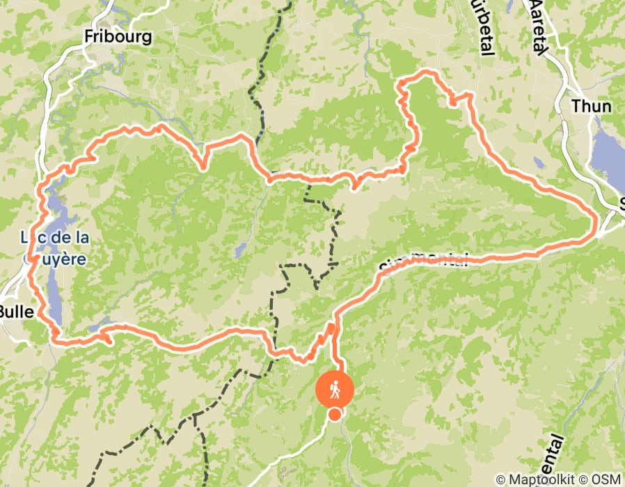 Karte der Tour