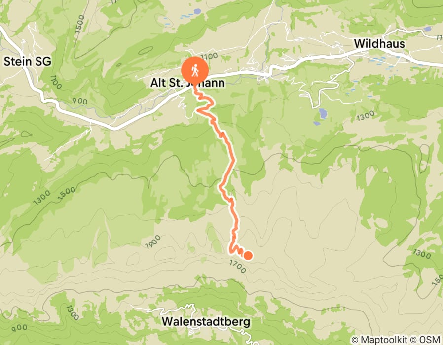 Karte der Tour