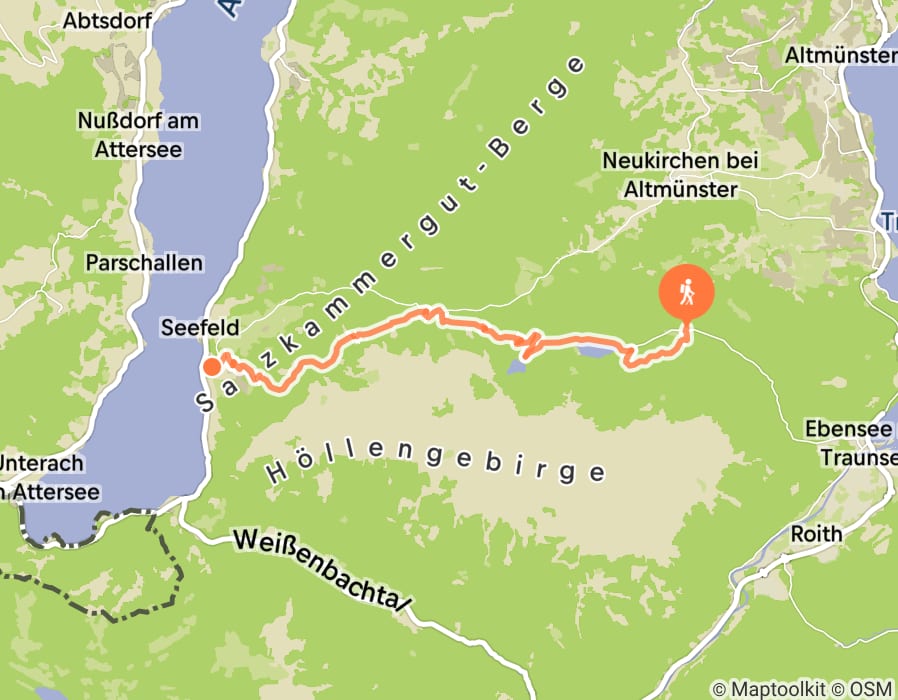 Karte der Tour