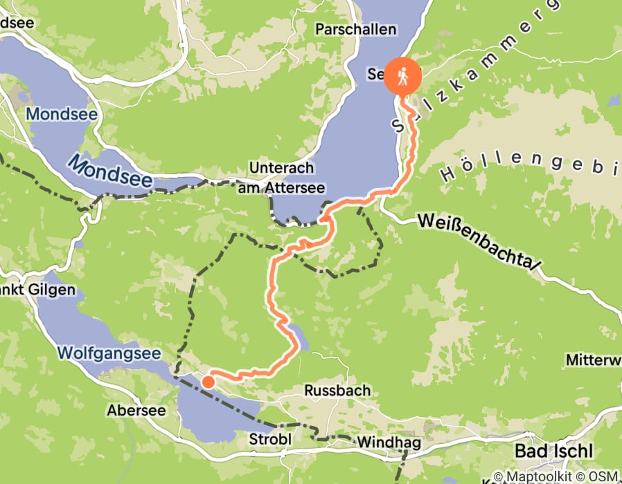 Karte der Tour