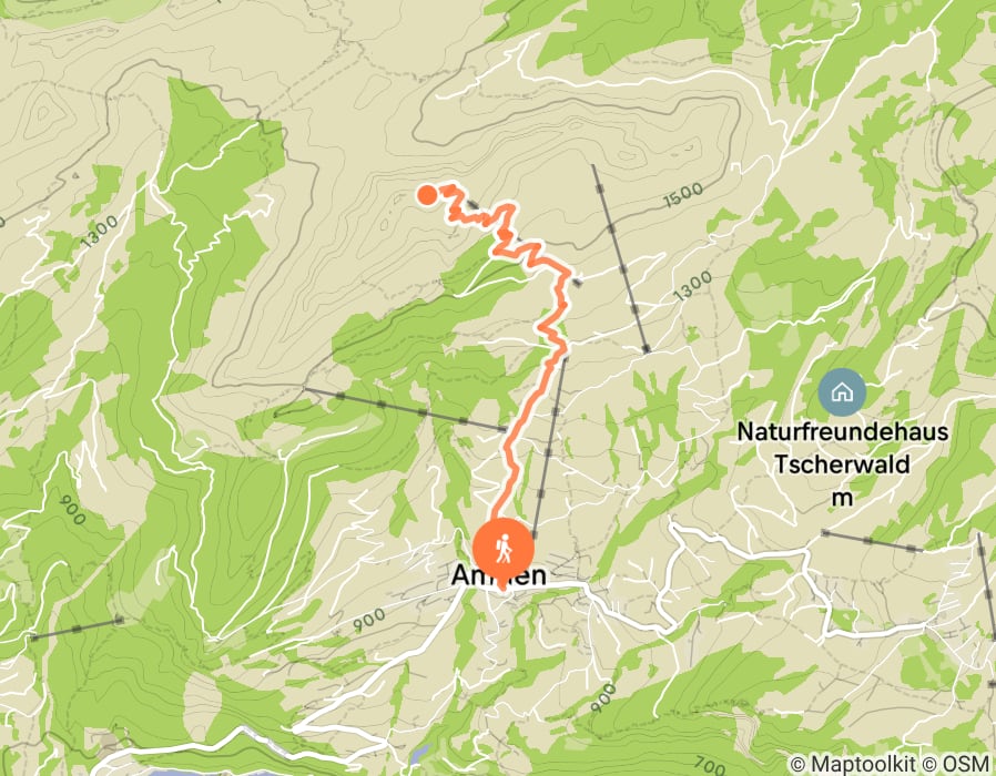 Karte der Tour