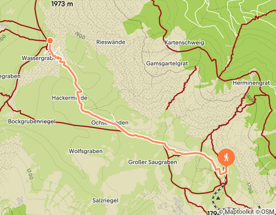 Karte der Tour