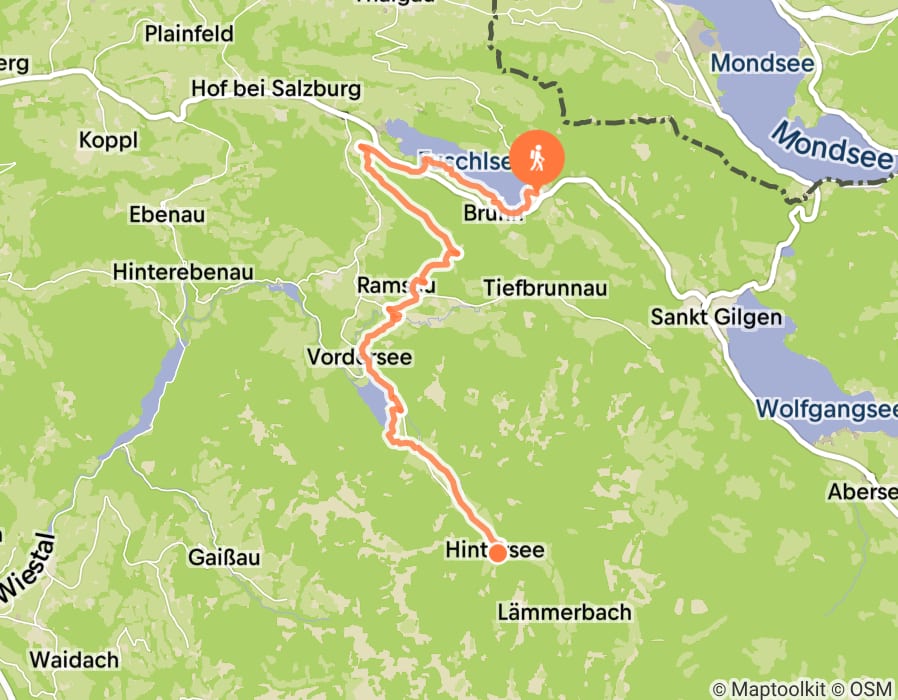 Karte der Tour