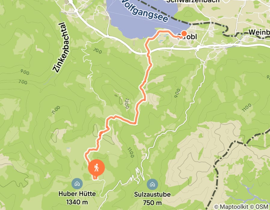 Karte der Tour