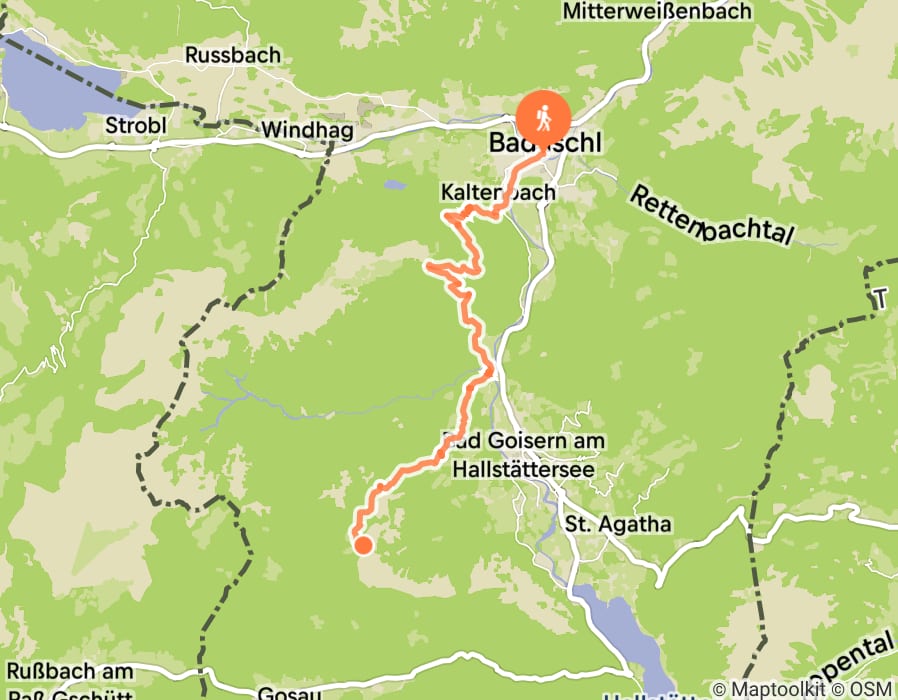 Karte der Tour