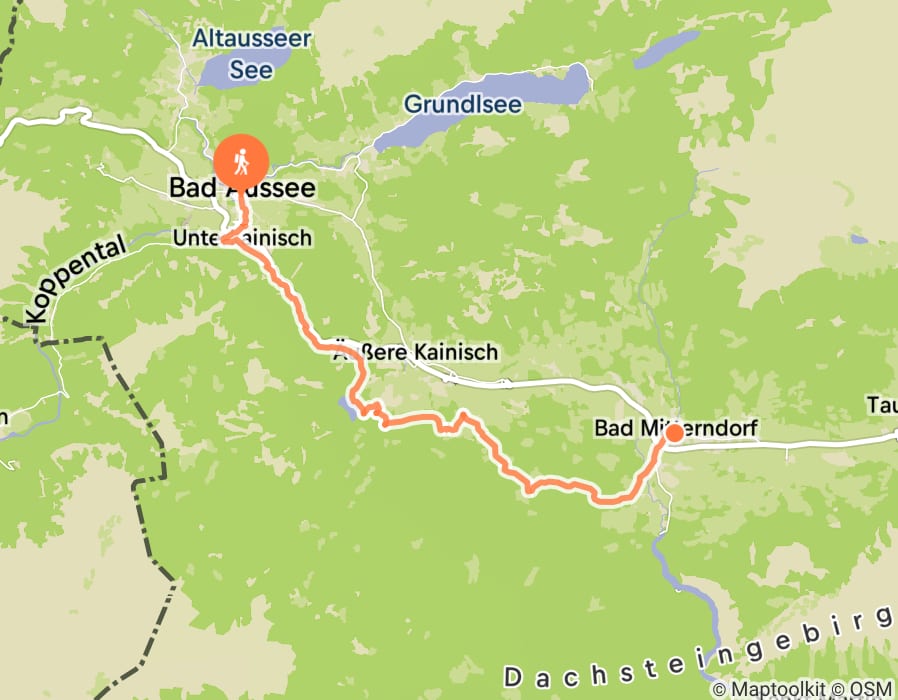 Karte der Tour