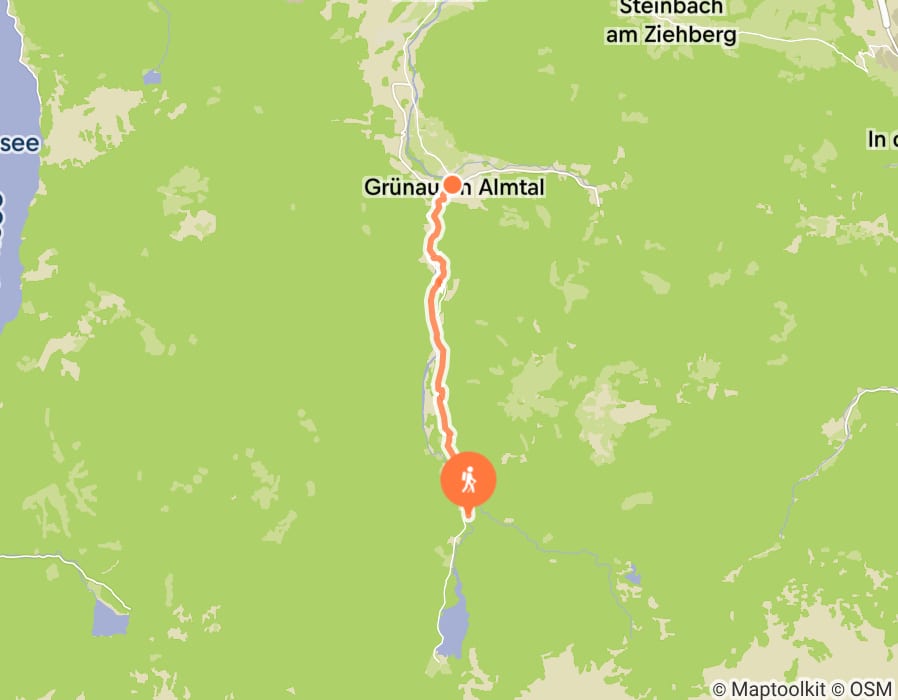 Karte der Tour